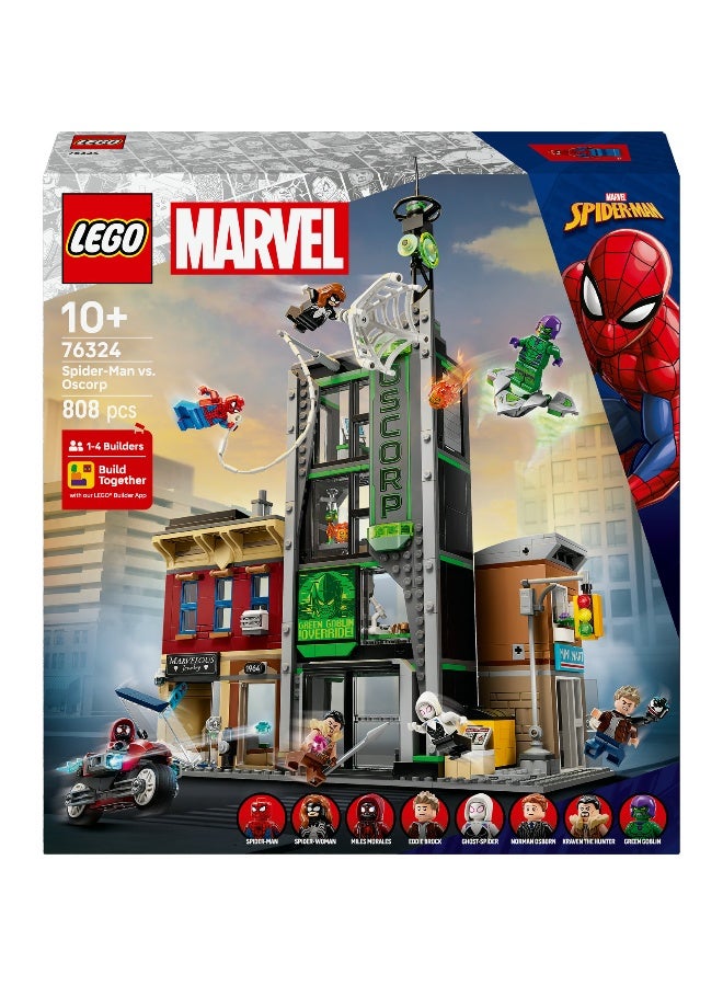 LEGO Marvel Spider-Man Vs. Oscorp 76324 Toy Building Set - Image 2