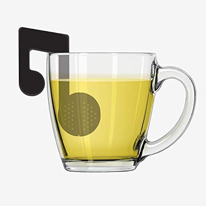 Music Note Tea Infuser Strainer Black