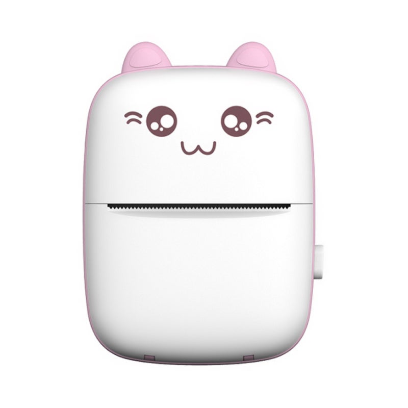 Pocket Printer: Pink Mini Size, Portable & Compact, BT 4.0 Connection - Inkless Print, Thermal Printer for Students, Home Office, On-the-go Use - Image 1