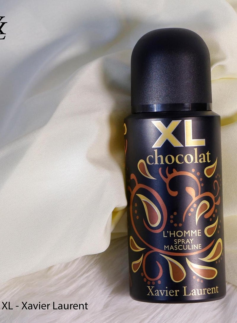 كزافييه لوران اكس ال  سبراي للجسم بالشوكولاتة للرجال - 150 مل - Image 5