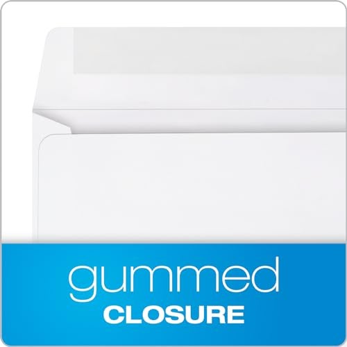 Quality Park Open-Side Booklet Envelope, Gummed, White, 9 x 12, 250 per Box, (37682) - Image 3