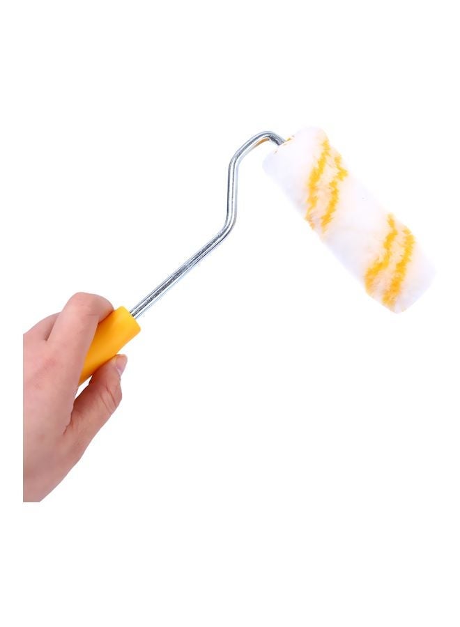 NIBEMINENT Roller Painting Brush White/Yellow 4inch - Image 4