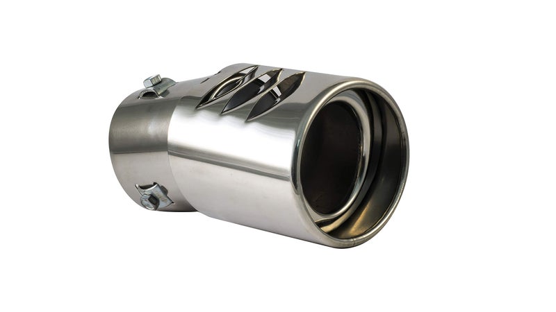 Automaze Bent Muffler Tip Show Exhaust Pipe For Toyota Innova Crysta, 75mm Inlet Dia - Image 1