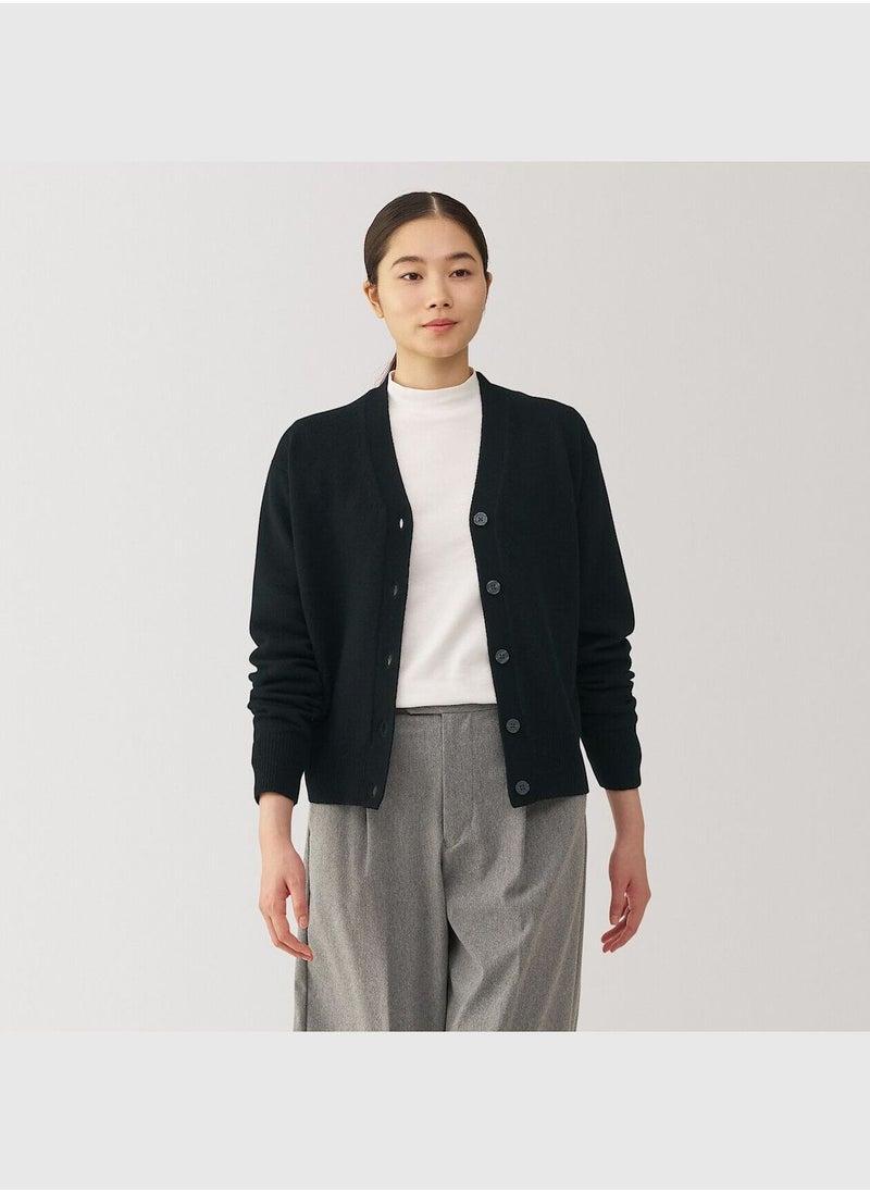 MUJI Washable Mid-Gauge V Neck Cardigan  - Image 1