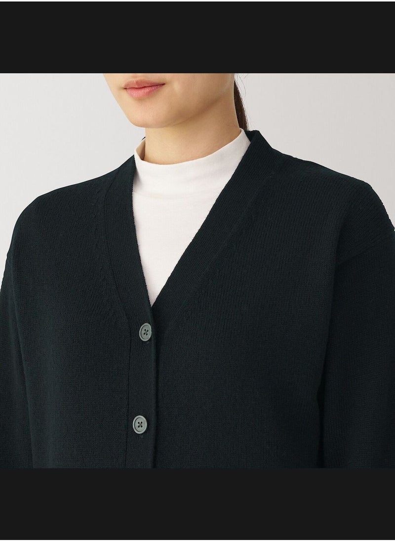 MUJI Washable Mid-Gauge V Neck Cardigan  - Image 5