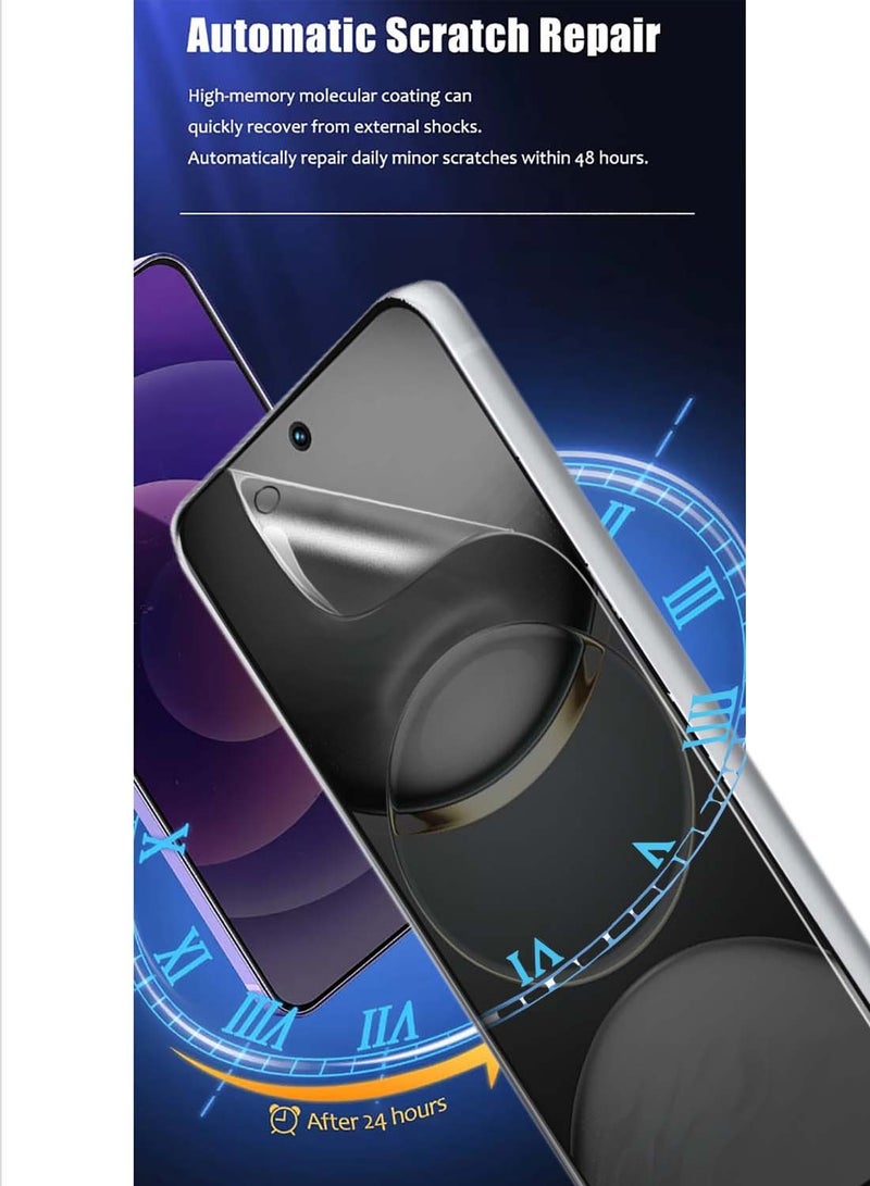 Wtech Tecno Spark 30 4G 2024 Premium Hydrogel Anti Spy / Anti Privacy Film Thin and Flexible Screen Protector (MSHFMP) - Clear - Image 4