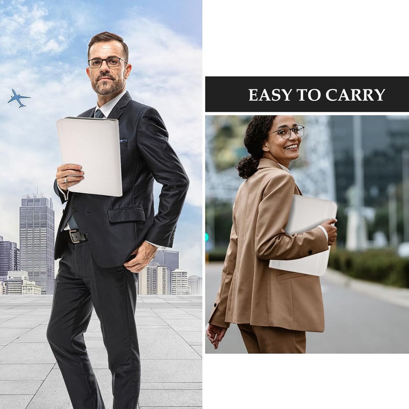 Procase Portfolio Business Padfolio Folder with Zipper, Conference Meeting Executive File Legal Document Organizer with Pockets Letter Size A4 Writing Pad Notepad Padfolio -Grey - Image 5