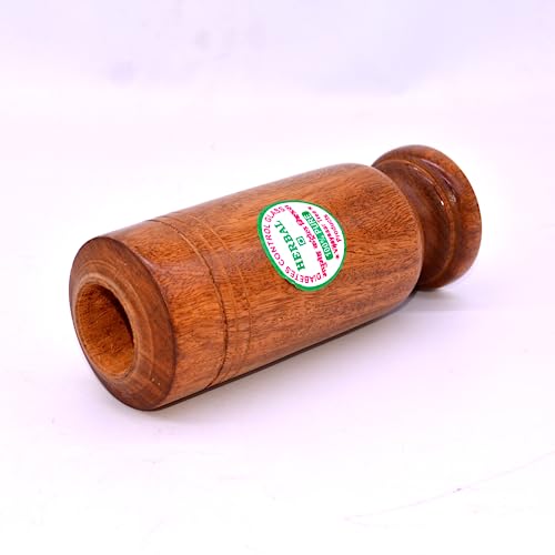 santarms Wooden Ayurvedic Vijaysar Tumbler for Diabetes, Joint Pains, and Blood Sugar Control Made of Natural Wood Pack of 1 - Image 4