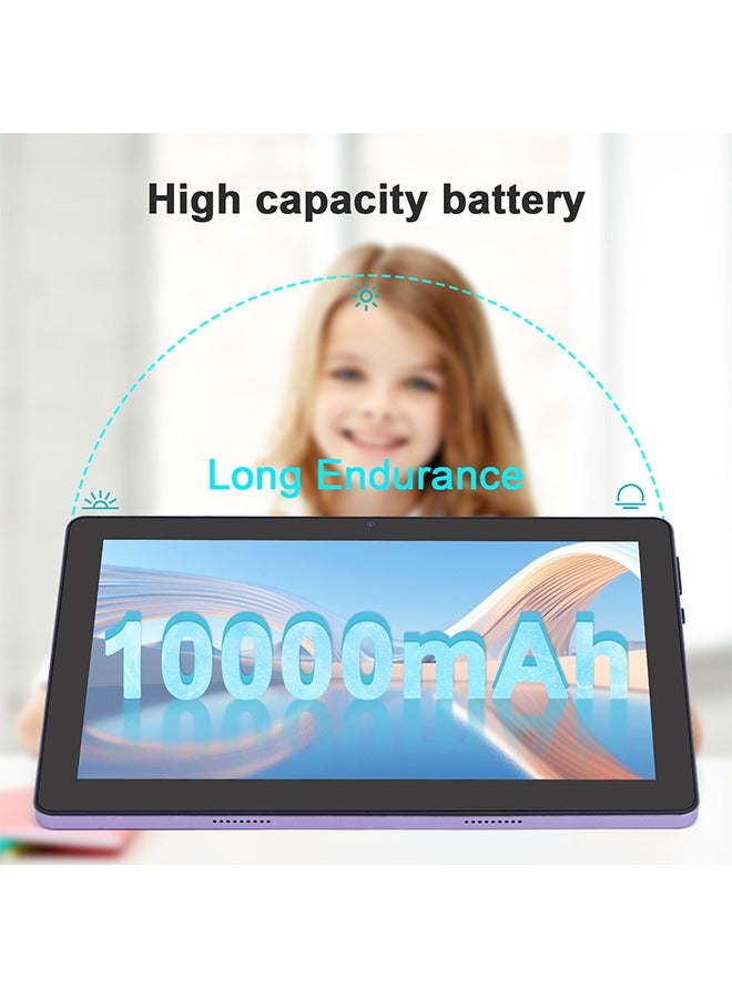 C idea 10.1 Inches Tablet, Android 12 Tab,5G Tablet Dual SIM 8GB Ram 512GB Rom,10000mAh Battery With Bluetooth Keyboard,Mouse and Speaker CM8800plus- Purple - Image 4
