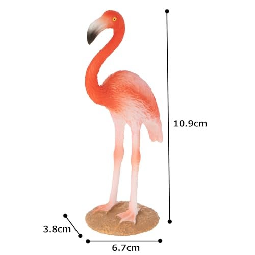 MOJO American Flamingo Realistic International Wildlife Hand Painted Toy Figurine - Image 3
