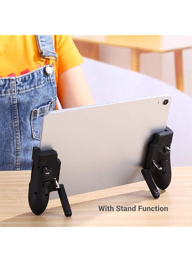 X spring Xspring Mobile Game Controller For Ipad/Tablets Six Finger Gamepad Aim Button Gamepad Sensitive Shoot Aim Gamepad Trigger For Pubg/Knives Out Handgrip For Tablet And Smartphones - Image 5