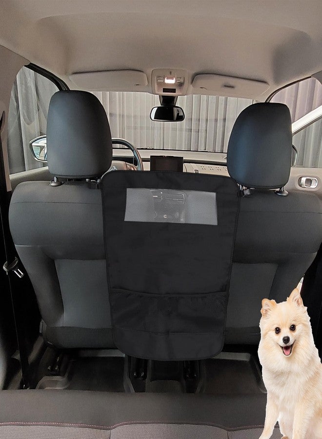 GLIDESMOOTH Dog Car Net Barrier, Mesh Design for Air Flow, Sturdy Material Dog Car Net Barrier, for Trucks SUV Vehicle, Black - Image 1