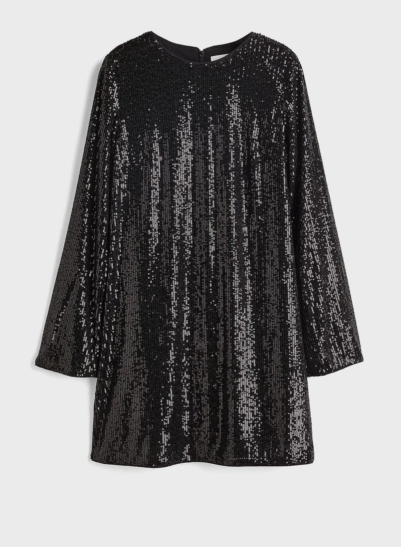 H&M Sequin Mini Dress