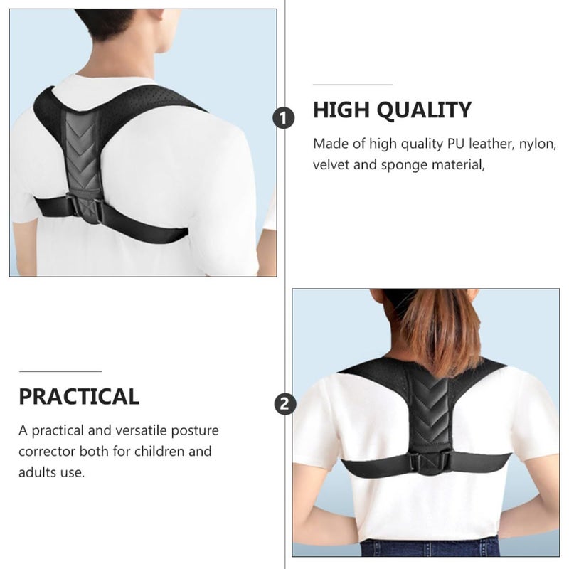 Adjustable Posture Corrector Belt for Sitting Hunchback Invisible Back Brace M - Image 4