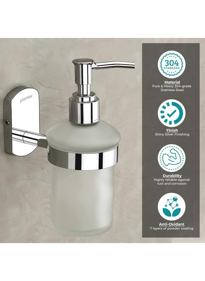 Plantex 304 Grade Stainless Steel Hand Wash Holder for Wash Basin/Liquid Soap Dispenser/Bathroom Accessories - Parv (Chrome) - pzsku/Z0CF67A47B9BD20C49A18Z/45/_/1737806050/ae858fa4-74fd-4bb4-a330-d03fa5e47104