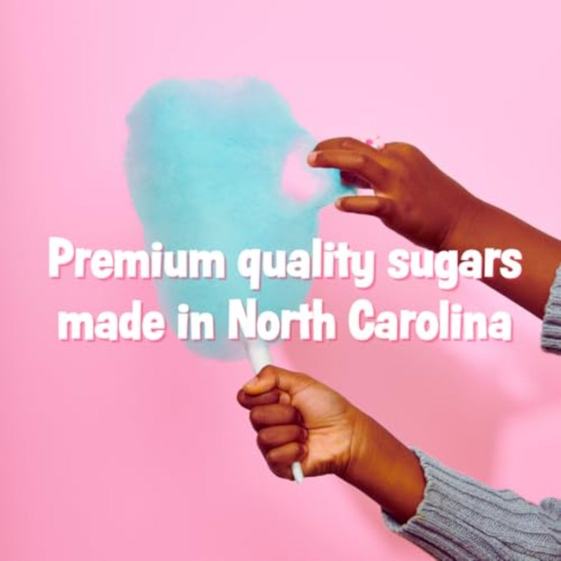 Cotton Candy Express Floss Sugar Variety Pack 5-11oz Plastic Jars of Lime, Watermelon, Pina Colada, Blue Raspberry, Pink Vanilla Flossing Sugars. Use with Cotton Candy Express countertop machine - Image 5