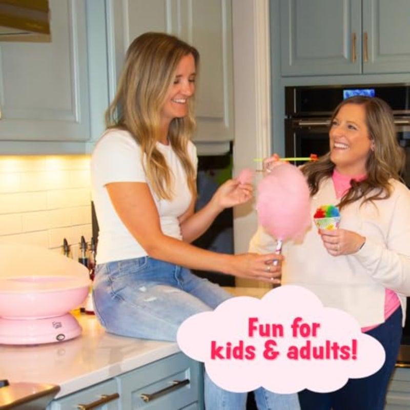 Cotton Candy Express Floss Sugar Variety Pack 5-11oz Plastic Jars of Lime, Watermelon, Pina Colada, Blue Raspberry, Pink Vanilla Flossing Sugars. Use with Cotton Candy Express countertop machine - Image 4