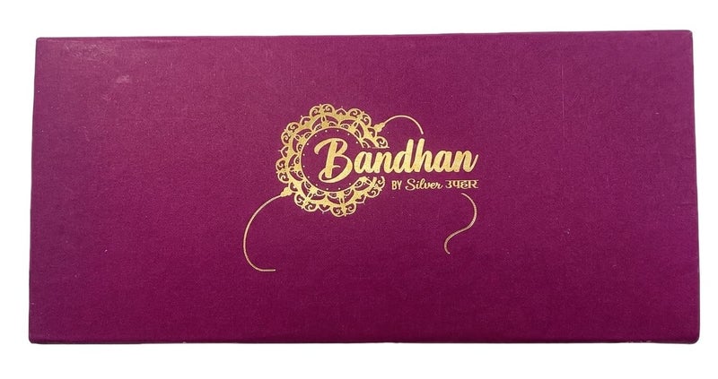 BANDHAN 925 SILVER RAKHI KHUSHBOO JEWELES - Image 2