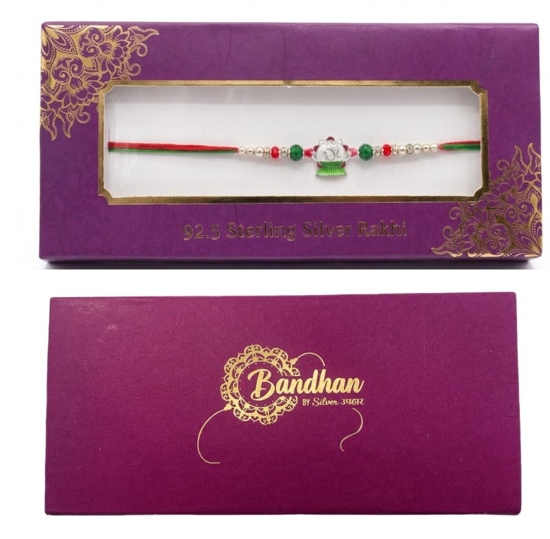 BANDHAN 925 SILVER RAKHI KHUSHBOO JEWELES - Image 3
