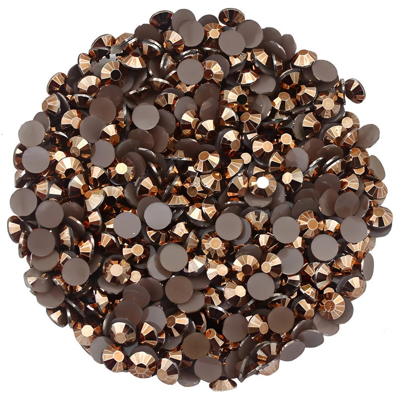 LAVIYO 4500 Pcs SS12 3mm AB Flatback Rhinestones for Nails Art Crafts Glitter Round Shine Gems Crystals DIY Clothes Shoes Bronze AB - Image 3