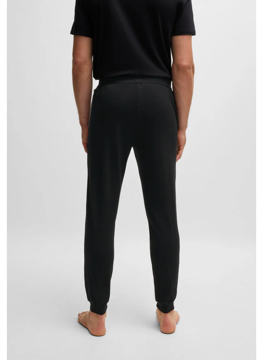 بوس Stretch-cotton tracksuit bottoms with embroidered logo