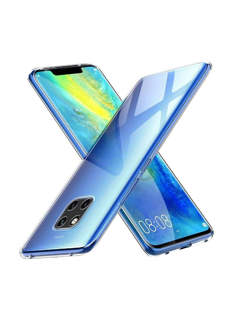 LEDIN Clear Phone Case for Huawei Mate 20 Pro,Transparent Protective Back Cover for Huawei Mate 20 Pro (6.39"-Mate 20 pro) - Image 1