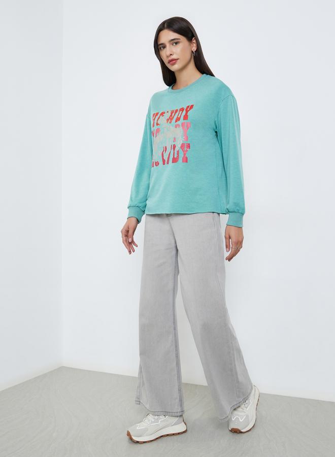 تايك تو تيشيرت بقصة عادية وطبعة جرافيك - Image 2