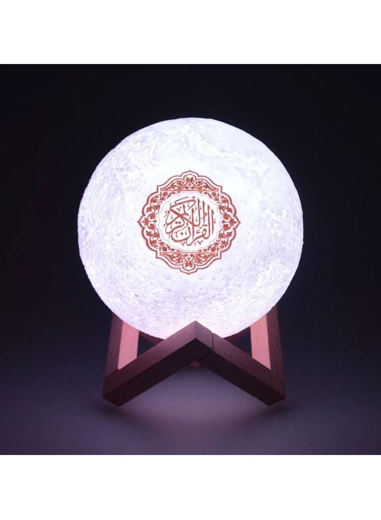 Bluetooth Quran High-Quality Speaker Moon Lamp With Remote Control - Image 3