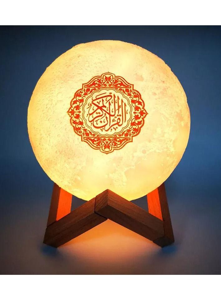 Bluetooth Quran High-Quality Speaker Moon Lamp With Remote Control - Image 1
