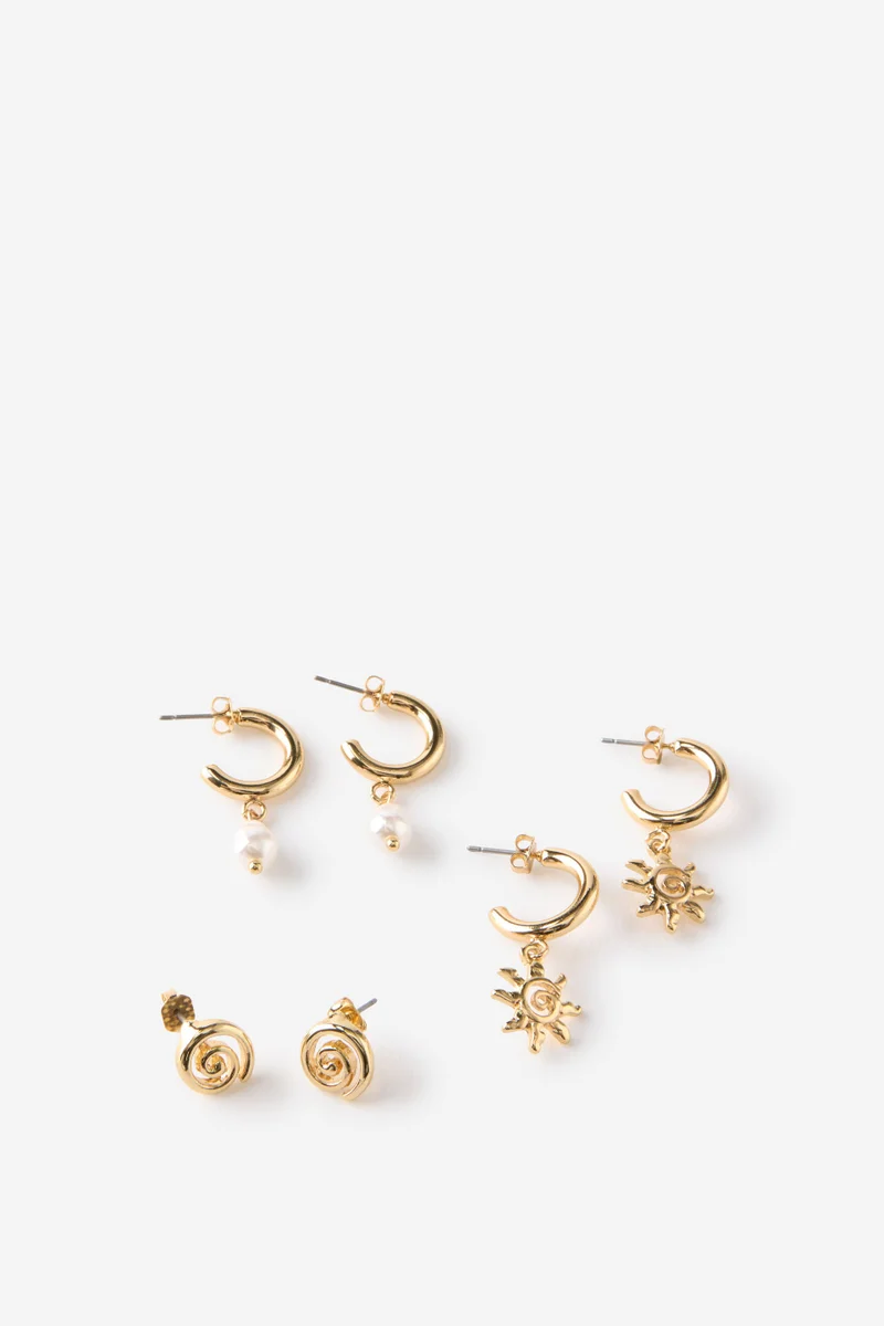 Rubi 3Pk Small Earring