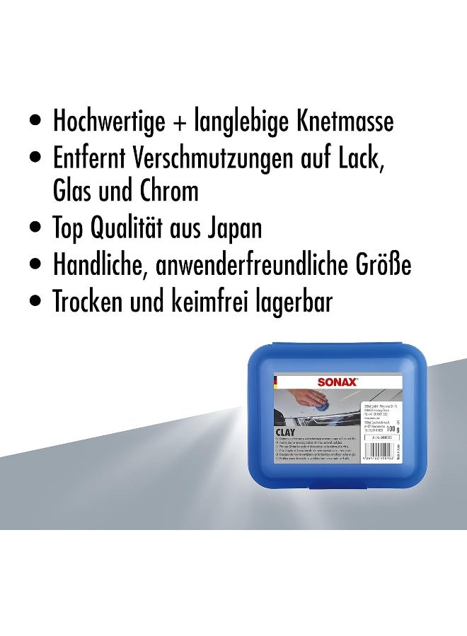 Sonax Clay (100 g) High-quality and durable modelling clay for removing stubborn dirt on paint, glass and chrome - Image 2