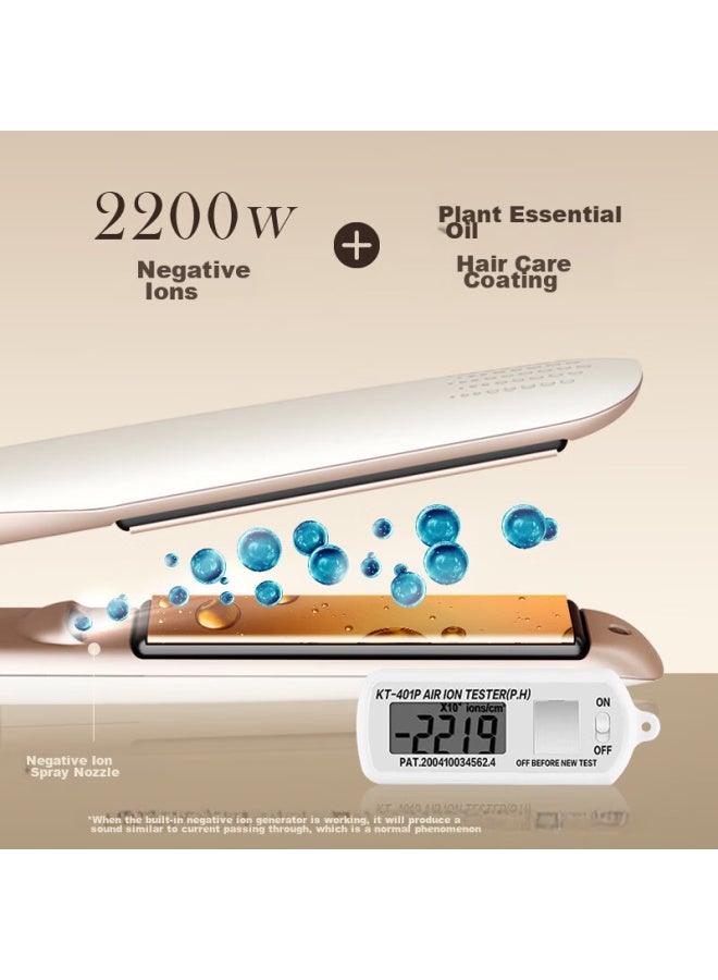 Lena Hair Straightener, Curling Iron, Negative Ion, Hair-friendly, Straight Hair Iron For Men, Dual-use Straightener And Curler Bangs Clip, Hair Straightener, Qixi Gift Ln-508 - Image 2