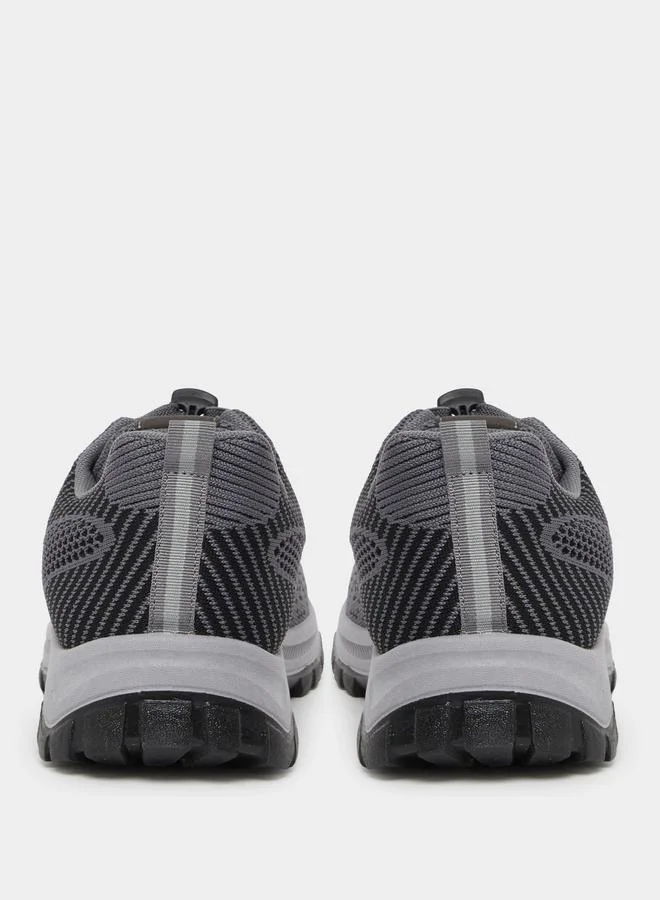 Styli Styli Striped Lace Up Sneakers
