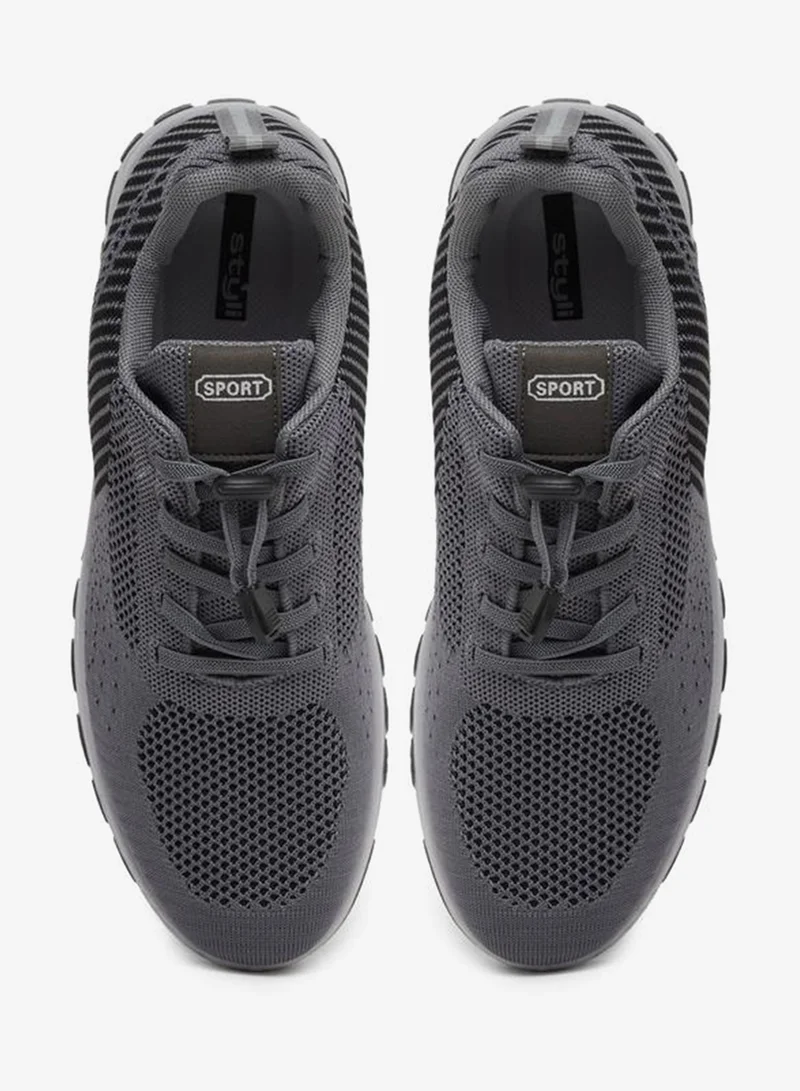 Styli Striped Lace Up Sneakers