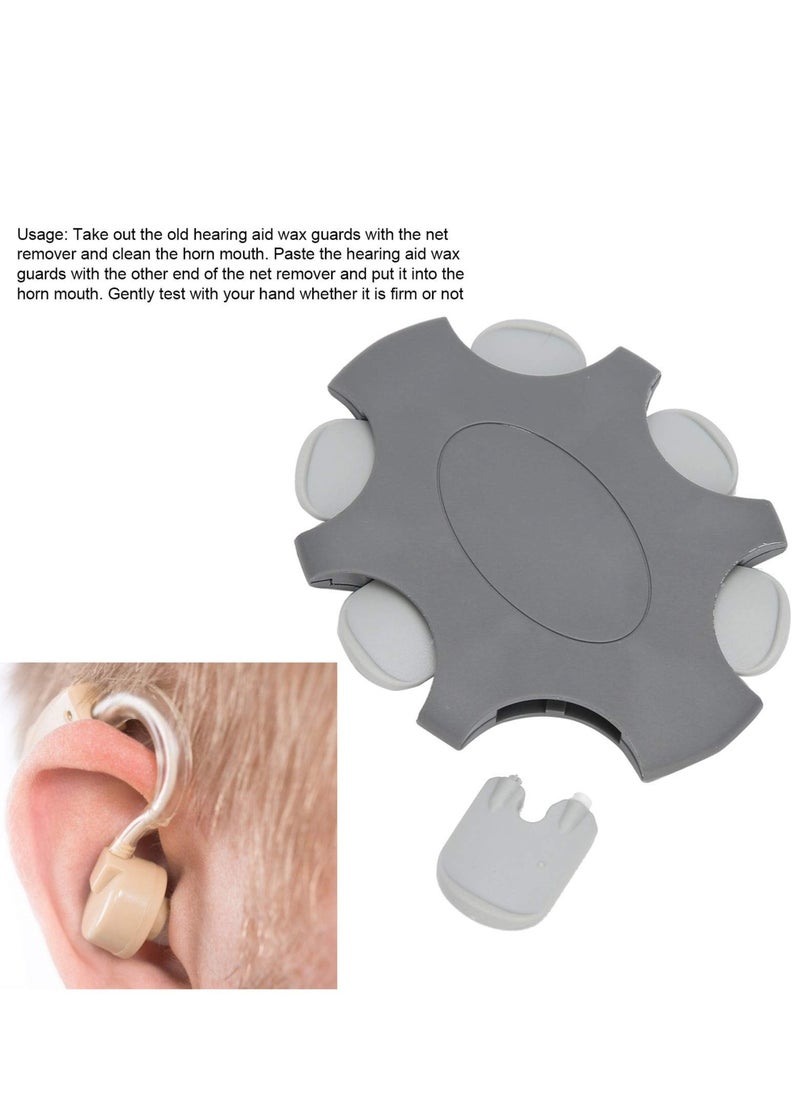 SYOSI - Hearing Aid Wax Guards, Earwax Filters Fit for Oticon Hearing Aid Ear Care Accessory, ABS Materials, to Protects Against Ear Wax and Moisture, Help Maintain Stable Performance of Hearing Aids - Image 1