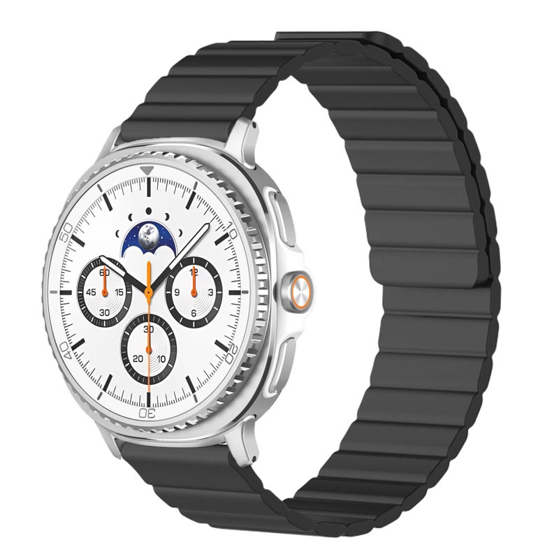 Adjustable Silicone Sport Smartwatch Band Compatible with Samsung Galaxy Watch 8 with Fit Soft Strap and Quick Daily Replacement Blue Colour - Image 5