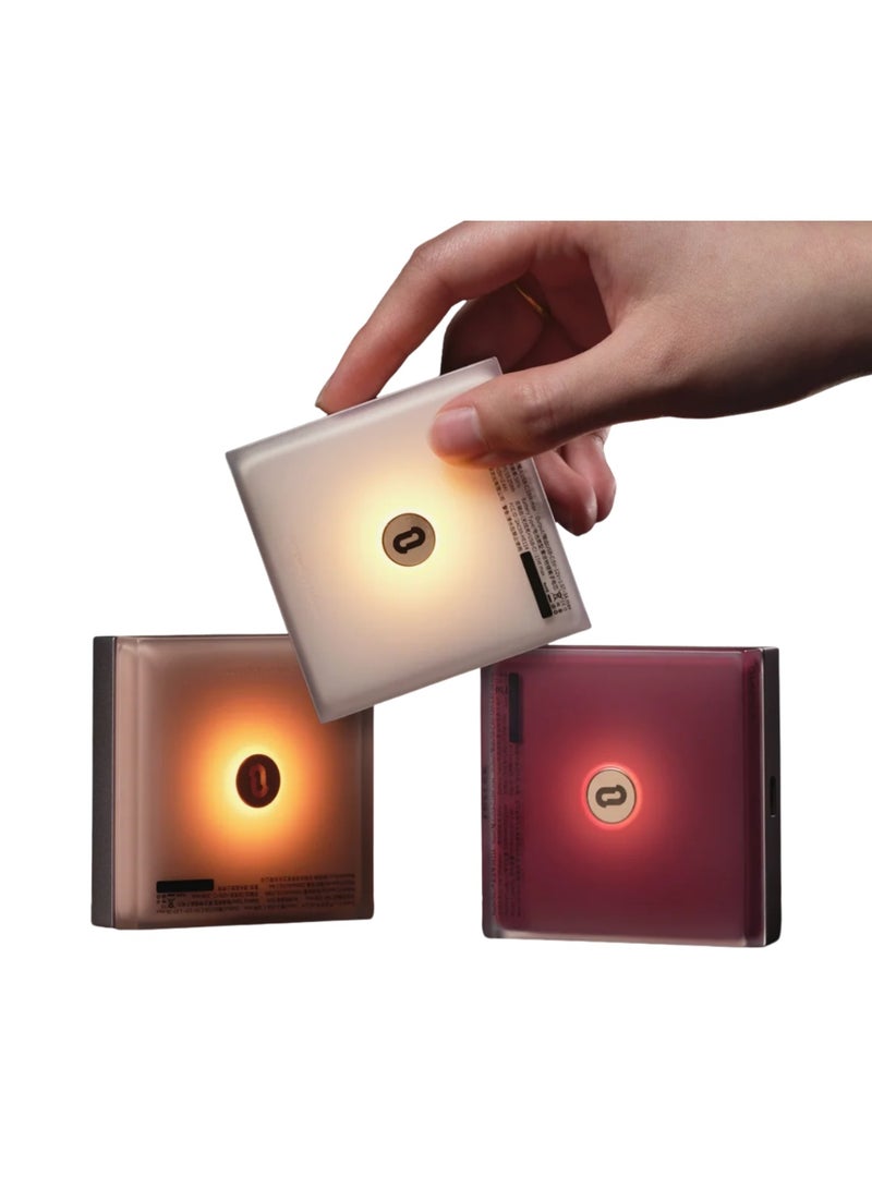 Lofree Glamor Magnetic Power Bank 5000mAh, 15W Wireless Charging, 22.5W USB-C Fast Charging, Magnetic Portable Charger with LED Light Effects, Mirror Design, Compact & Lightweight, Blazing hour color - Image 4