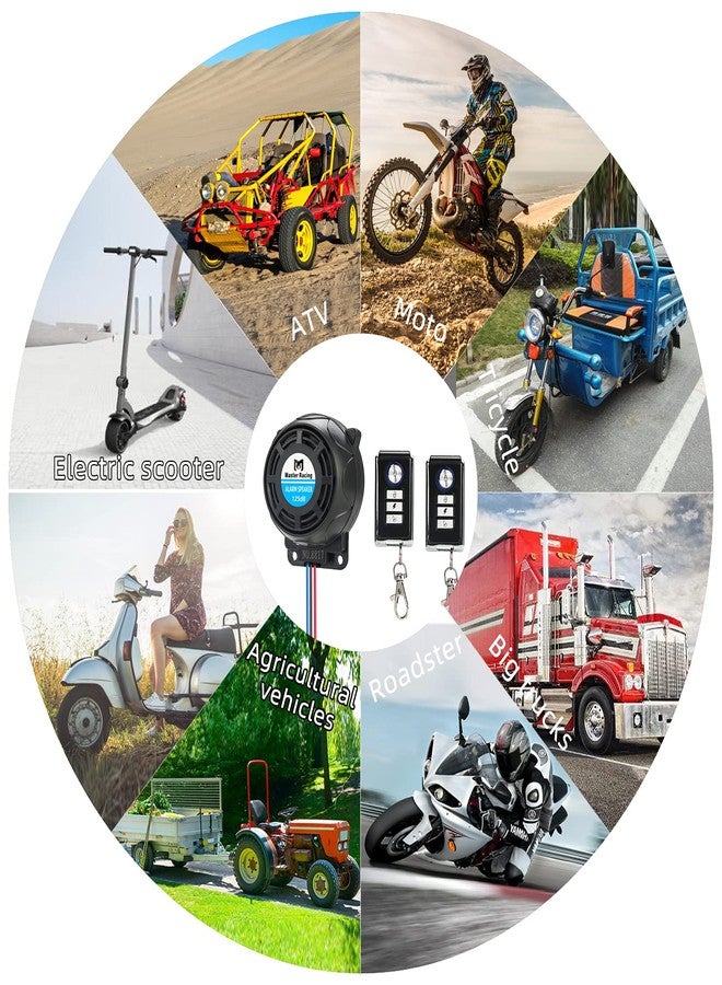 Rupse Wireless Alarm System Motorcycle Bicycle Bike Anti Theft Security Burglar Double Remote Control Warner Horn Adjustable Sensitivity - Image 5