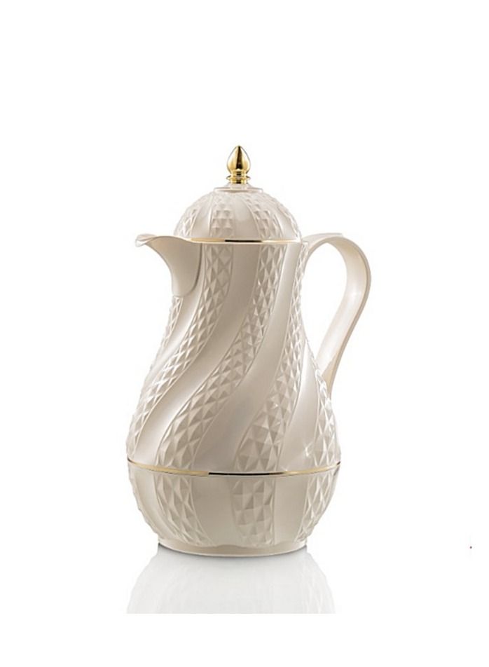 Rose Thermos for coffee and tea from Rose, white/gold, 1.0 liter - Image 2