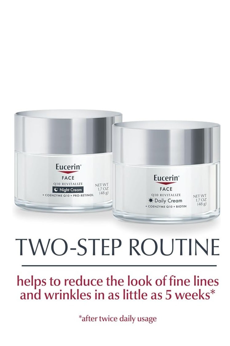 يوسيرين كريم وجه نهاري مضاد للتجاعيد كيو10 وكريم ليلي من يوسيرين1.7 اونصة (عبوتان) - Image 2