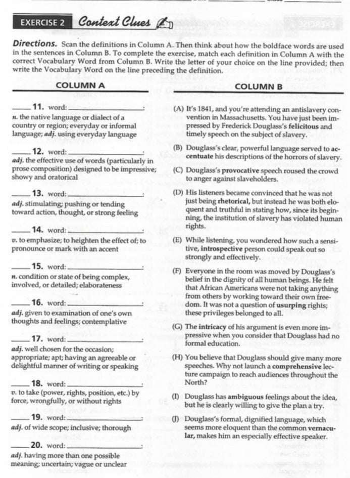 Holt Traditions: Vocabulary Workshop – Student Edition, Fifth Course - Image 4