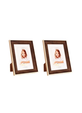 Walnut Color+ White Wood Grain