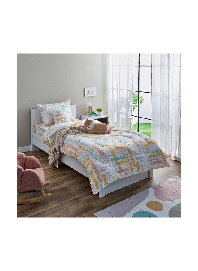 Home Box - Nora Savana Microfibre Single Fitted Sheet 190 x 25 x 90 cm - Image 1