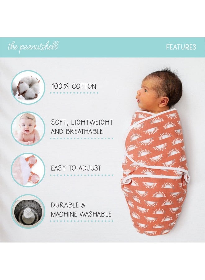 The Peanut Shell The Peanutshell Baby Swaddle Blankets Set of 3 - Baby Sleep Sack for Newborn, Newborns Sack 0-3, 3-6 Month Swaddles, Soft & Breathable Cotton - Desert Safari (M/L) - Image 2