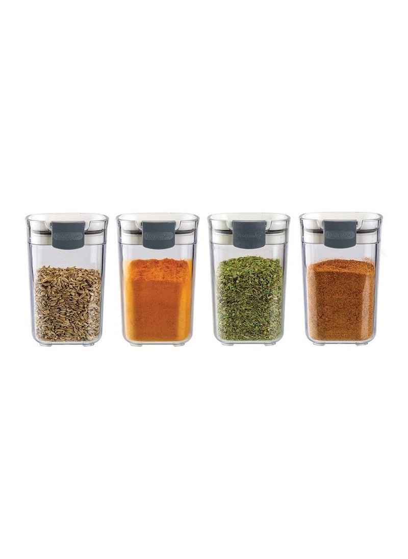 Progressive Set of 2 Seasoning Keepers – Airtight Spice Storage Containers with Flip Lid, Clear Kitchen Organizer for Salt, Pepper & Herbs, Compact Durable Design for Easy Dispensing - Image 2