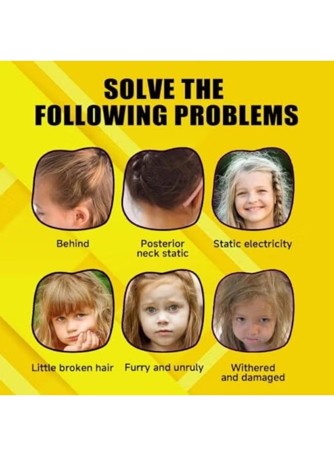 Sevich Kids Quick Slick Hair Finishing Stick Gel, 40ml Hair Finishing Stick for Kid, Hair Stick for Flyaways, Dinosaur-Themed Hair Mascara with Gentle Brush - Flyaway Hair Tamer for Children, Non-Greasy Styling Gel for Baby Hairs & Smooth Edges 40ml - Image 5