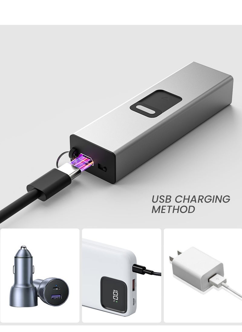Generic Outdoor LED Keychain flashlight (Silver)  - Image 2