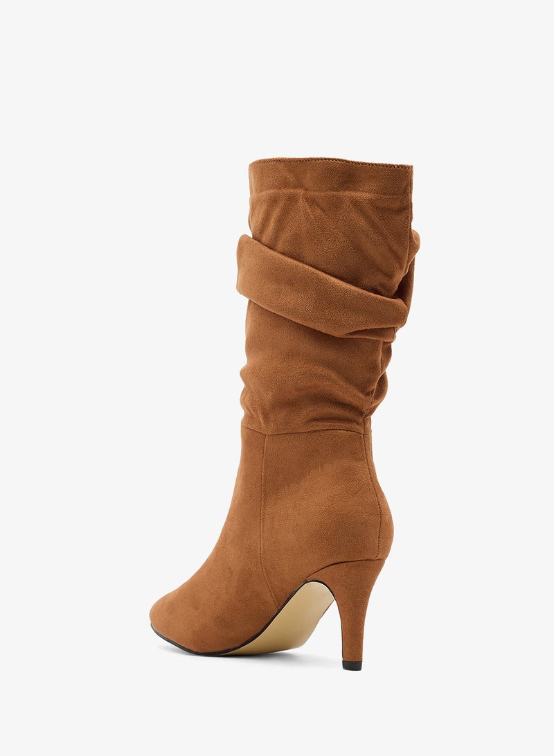 جينجر بوت للكاحل مدبب بقصة فضفاضة - Image 3