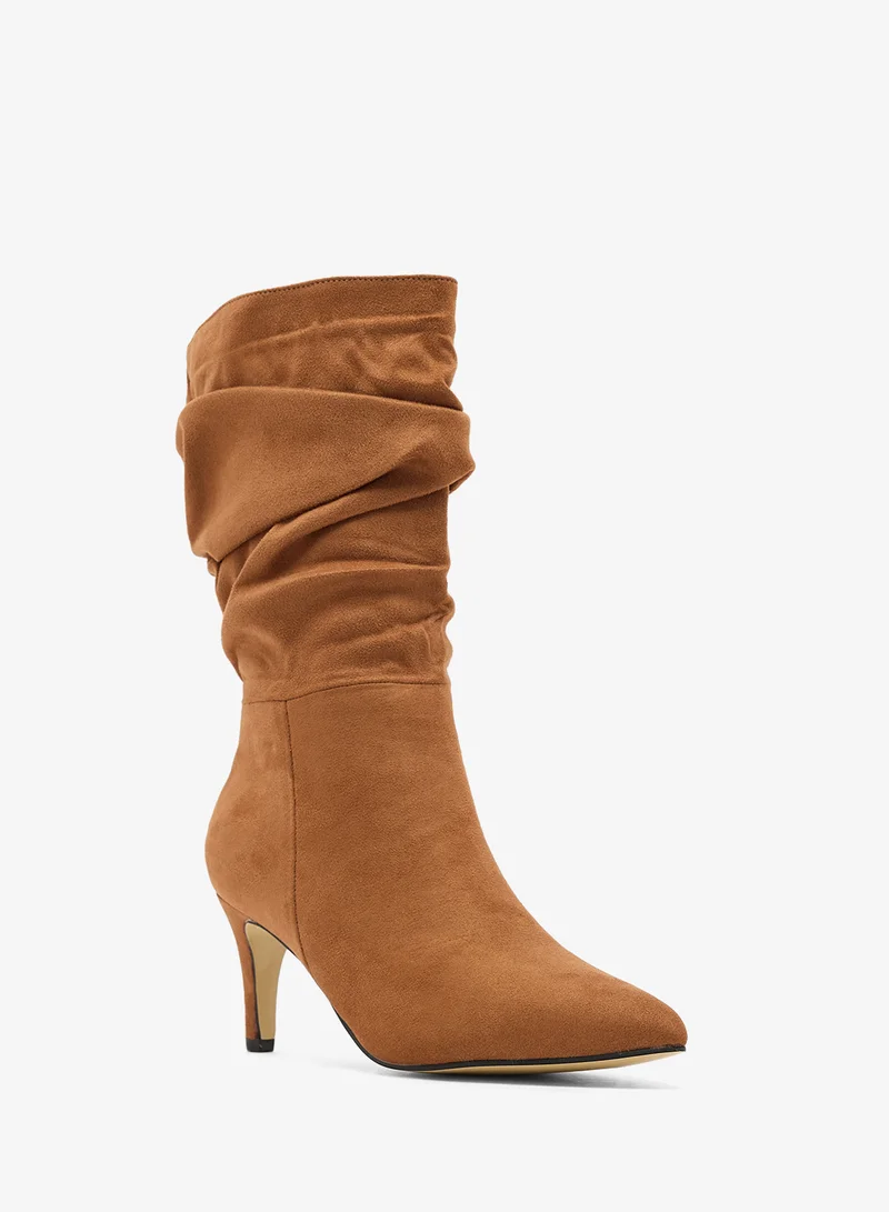 Ginger Pointed Toe Slouched Ankle Boots