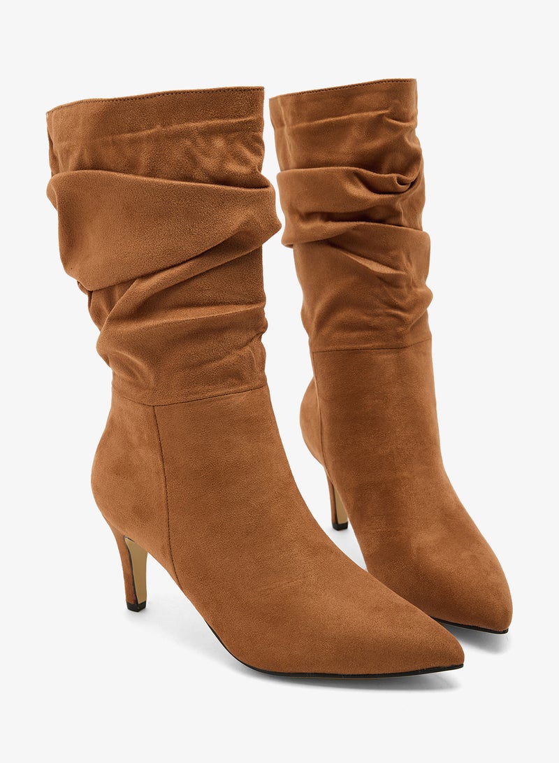 جينجر بوت للكاحل مدبب بقصة فضفاضة - Image 4